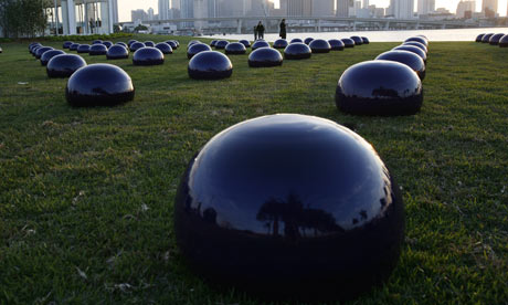 Ai Weiwei's Porcelain bubbles.
