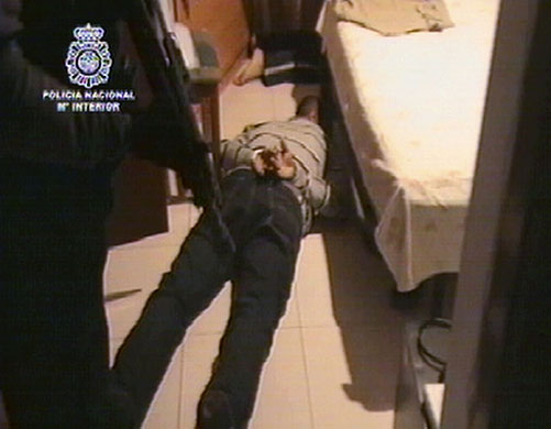 Sahil Saeed: Spanish policemen arresting two men in connection with Sahil Saeed