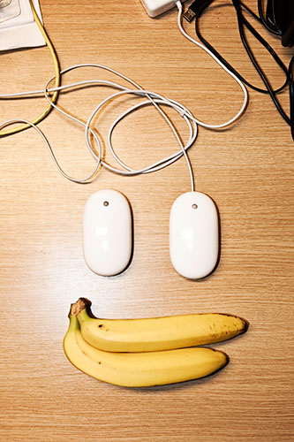 In Pictures: boredom: computer mouse and bananas
