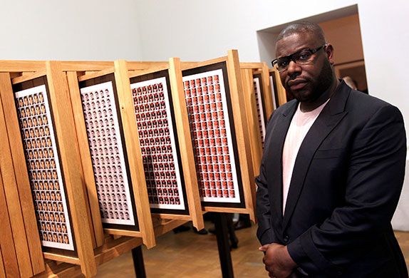 Steve McQueen new work: Steve McQueen opens his latest exhibition on the Iraq war