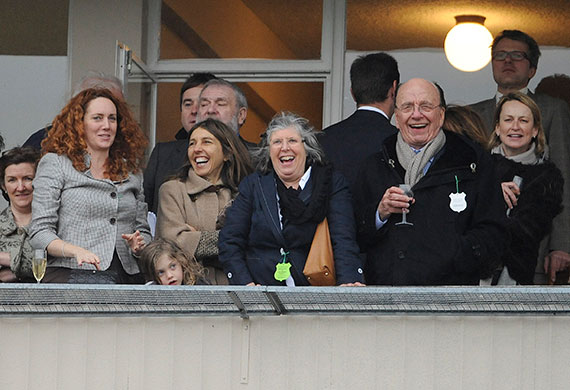 Cheltenham - Day 3: Rupert Murdoch