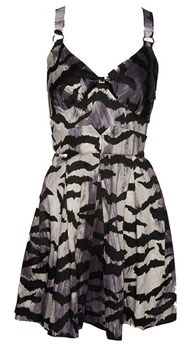 Key Trends: animal: tiger print dress