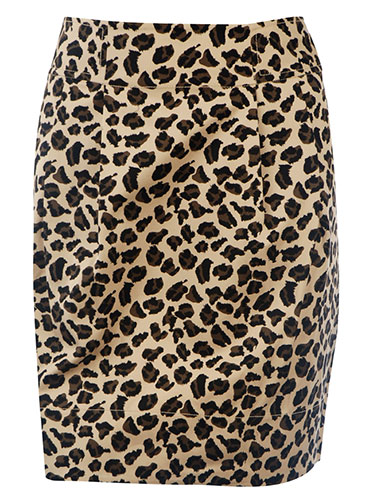 Key Trends: animal: print skirt