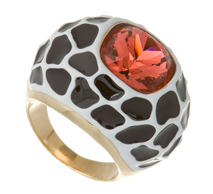 Key Trends: animal: animal print and crystal ring