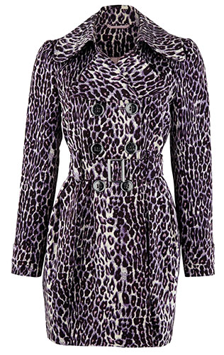 Key Trends: animal: animal print coat