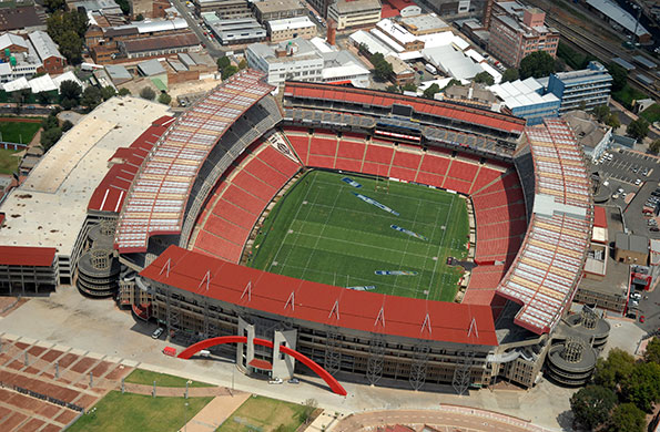 World Cup stadia: Aerial view taken on February 18, 2010 s