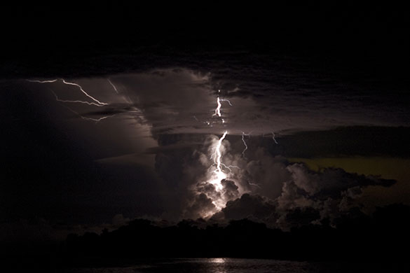 Venezuela lightning: The spectacle lasts up to nine hours a night