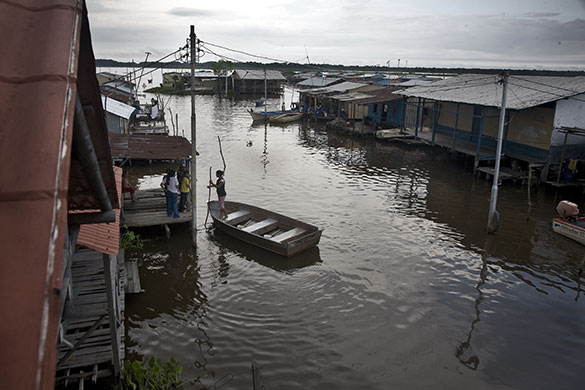 Venezuela lightning: Congo Mirador, a collection of huts on stilts at the phenomenon’s epicentre