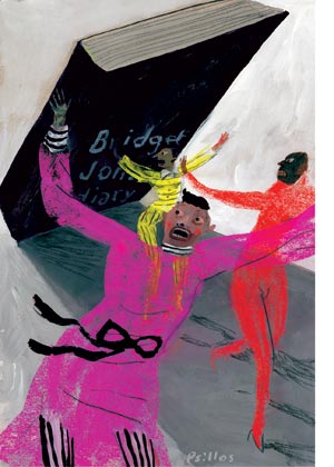 Bridget Jones illustration