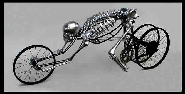 Bike blog objects: Jud Turner sculpture 