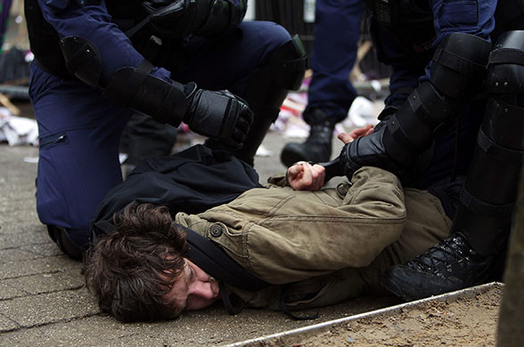 EDF march in Bolton: The English Defence League Hold City Centre Demonstration