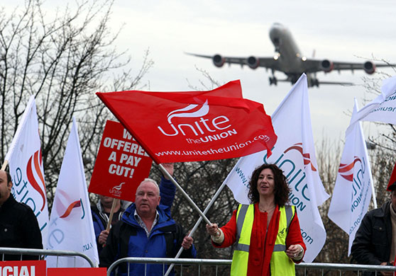 ba strike day 2: BA cabin crew strike