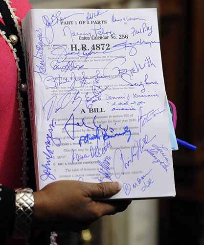 Healthcare reform: US House Democrats gather after Congress passes the health care reform bill