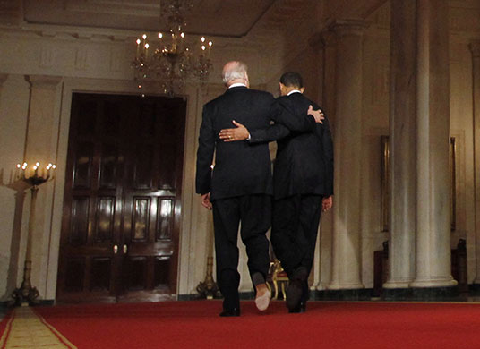 24 hours in Pictures: President Obama and Vice President Biden