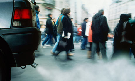 Exhaust Smoke on Tiny Airborne Particles Produced By Motor Vehicles Are Causing