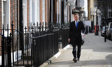 David Cameron on 23 March 2010.