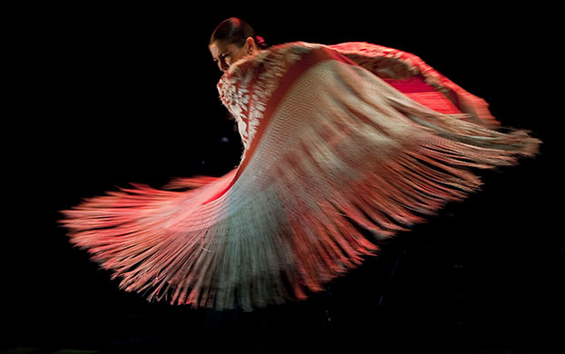 24 hours in pictures: Spanish flamenco dancer Sara Baras performs