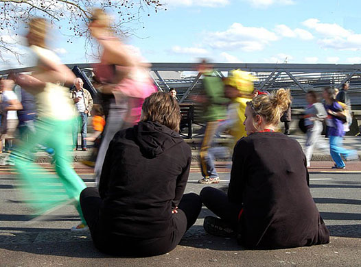 Anthony Davies' assign: Anthony Davies participates in the capturing movement monthly assignment