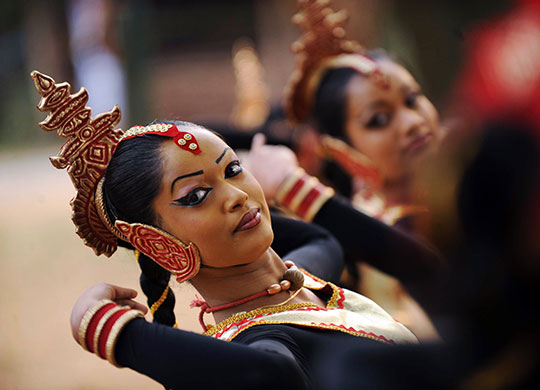24 hours in pictures: Sri Lankan dancers perform