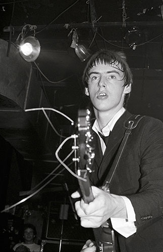 Paul Weller Timeline: Paul Weller performing live onstage with The Jam