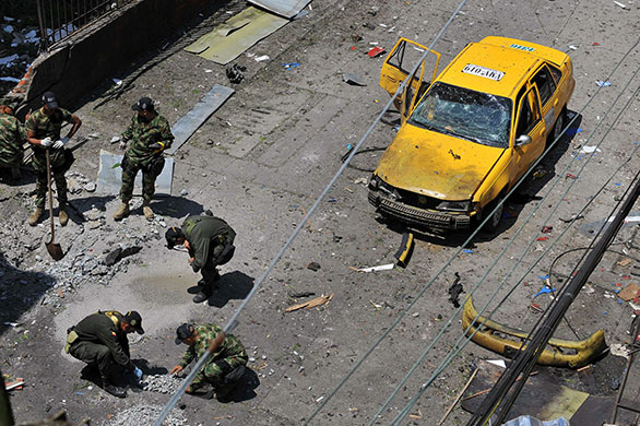 24 hours in pictures: Buenaventura, Colombia: The site of an explosion