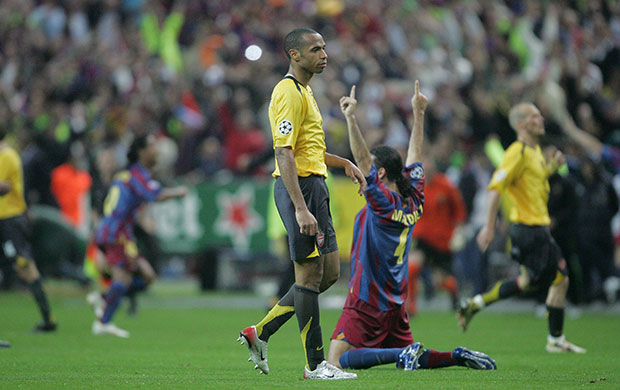 06 Champions League Final: Dejected Thierry Henry On The Final Whistle