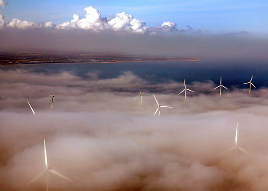 week in business: Wind farm , Scroby sands in the North Sea