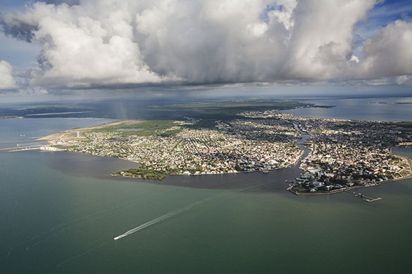 week in business: Aerial View of Belize City