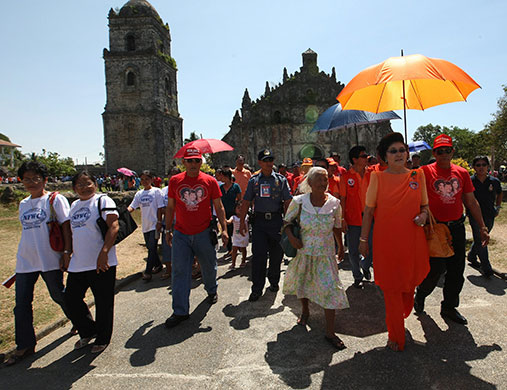 Imelda Marcos: Imelda Marcos runs for a congressional seat in Ilocos Norte