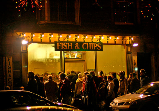 In Pictures: smell: fish and chips shop