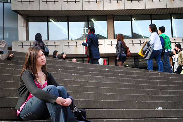 Unemployment : Unemployed young woman