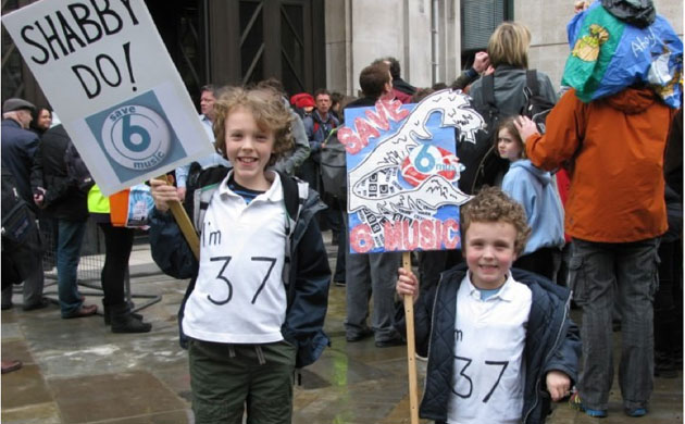 Save 6 Music protest: Young fans make their feelings known