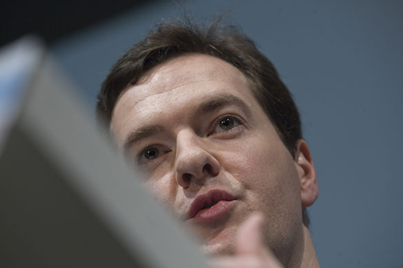 Martin Argles: 29 March: George Osborne's press conference at Conservative Central Office