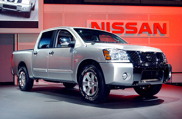 Recalled cars: Nissan Titan Crew Cab at the New York International Auto Show