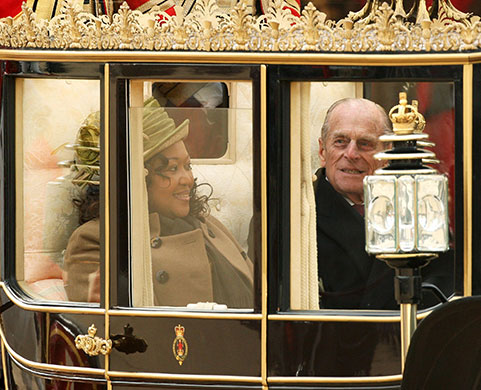 Jacob Zuma visits London: Thobeka Mabiba Zuma and Prince Philip