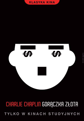 Homework posters: Polish film poster for the Gold Rush designed by Homework