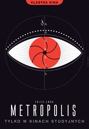 Homework posters: Polish film poster for Metropolis designed by Homework