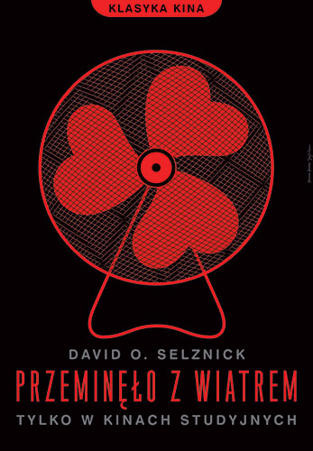 Homework posters: Polish film poster for Gone With the Wind designed by Homework