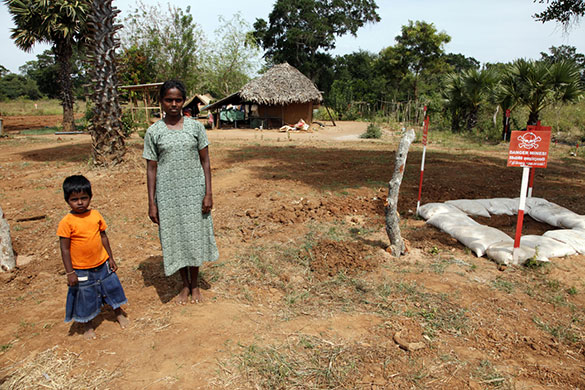landmines: landmines sri lanka