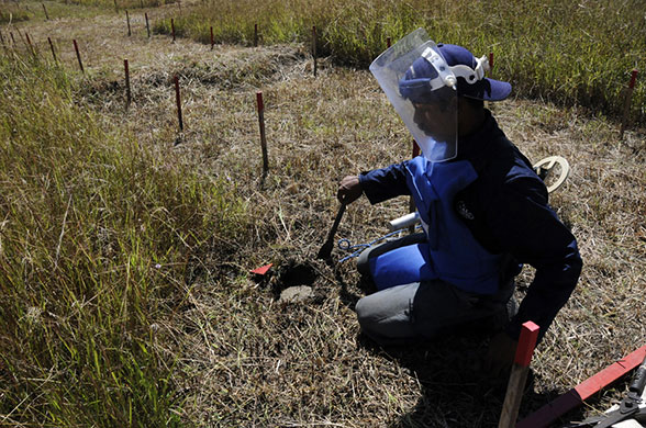 landmines: clearing landmines  sri lanka