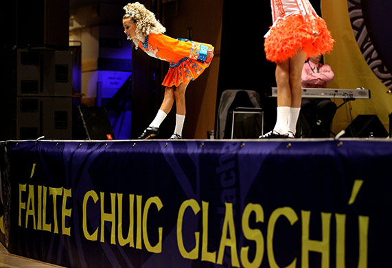 Irish Dance Championships: Dancers compete in the World Irish Dance Championships in Glasgow, Scotland