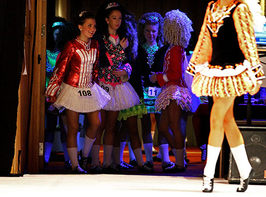 Irish Dance Championships: A dancer competes in the World Irish Dance Championships 