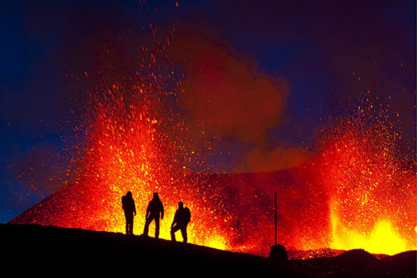 Iceland volcano: Iceland volcano continues to erupt