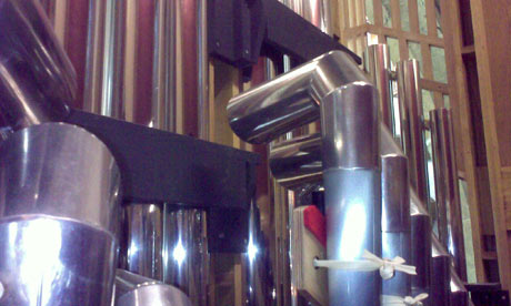 Inside Llandaff Cathedral's new organ