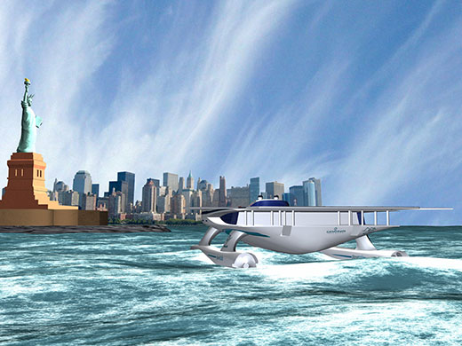 solar powered boat. solar powered boat