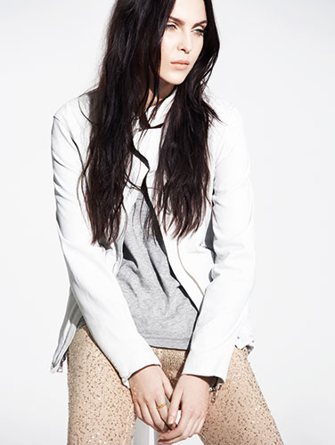 Modern leather fashion: Leather shot six