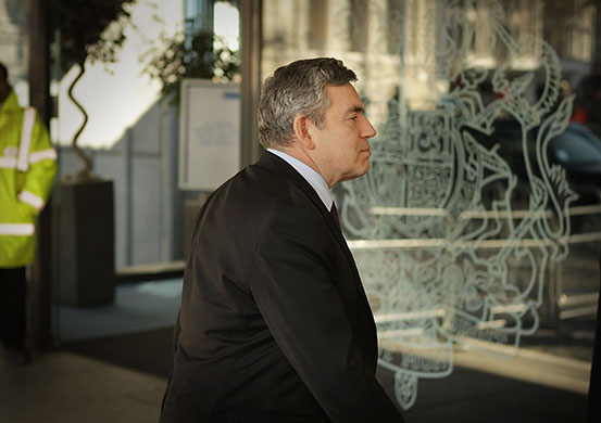 Iraq Inquiry: Prime Minister Gordon Brown arrives at the Iraq Inquiry 