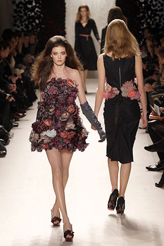 Paris Fashion Week day 2: Paris Fashion Week Peter Copping for Nina Ricci fashion house