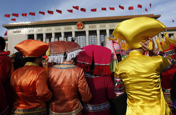 24 hours in pictures: Beijing, China:  National People's Congress 