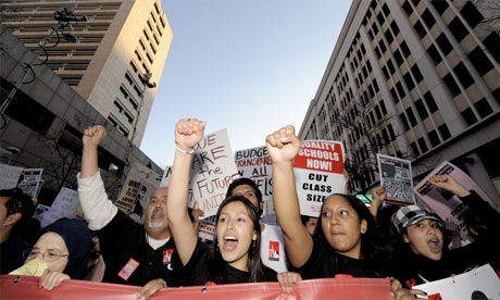 Education protests, California